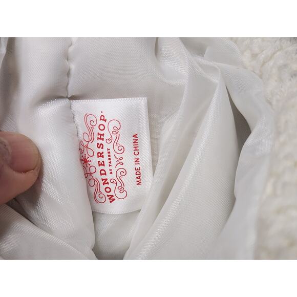 Target Wondershop Monogram Letter “B” 19" White Christmas Knit Stocking-NWOT - Picture 4 of 8